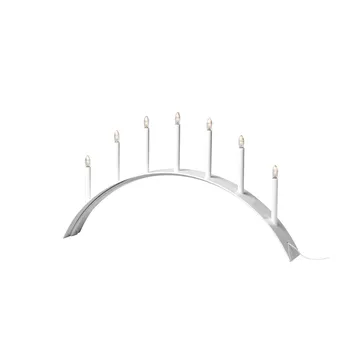 Spica Bow 7 Advent candle holder - White - SMD Design
