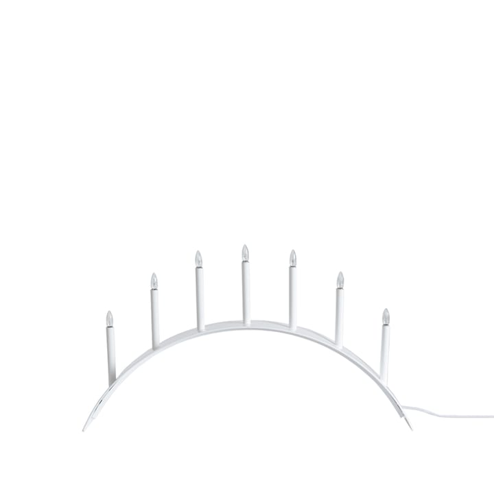 Spica Bow 7 Advent candle holder - White - SMD Design