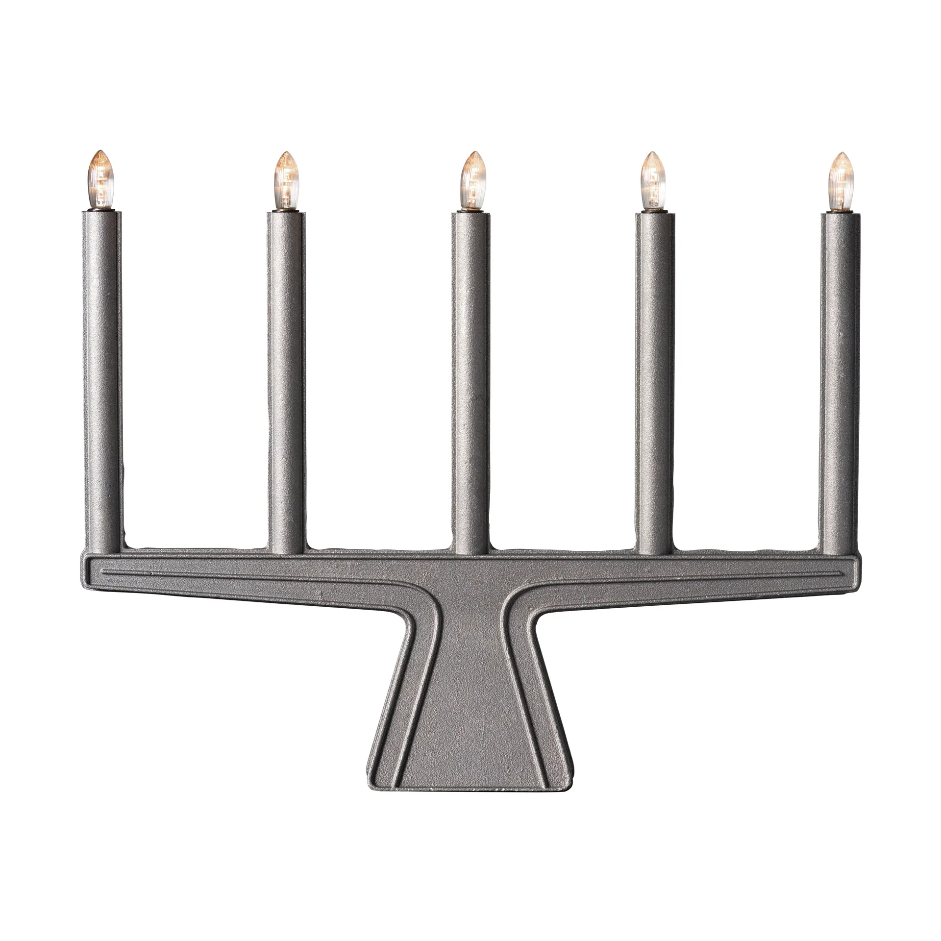 Stella 5 advent candle holder 41 cm, Aluminium SMD Design