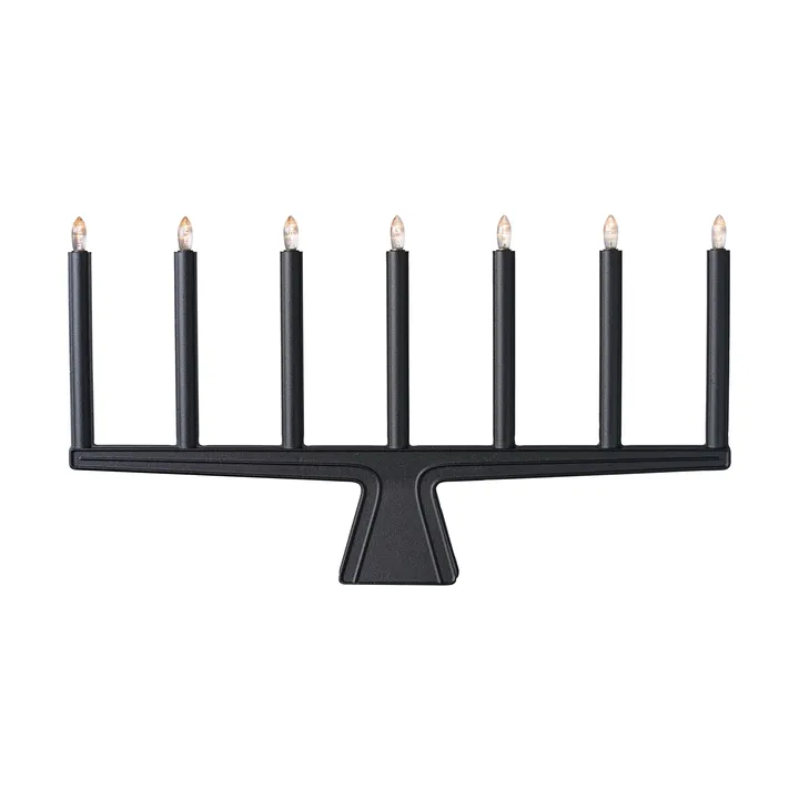 Stella 7 advent candle holder 60 cm - Black - SMD Design
