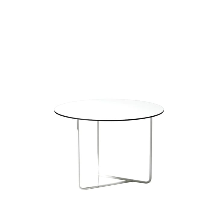 Tellus coffee table - White, white stand, h44 d64 - SMD Design