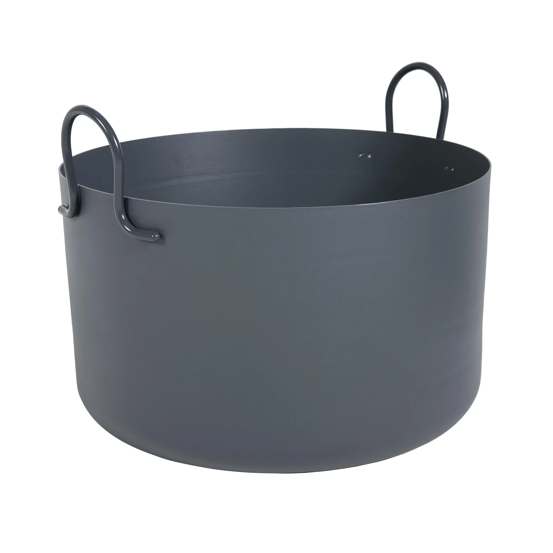 Tivoli flower pot Ø30 cm low, dark grey SMD Design