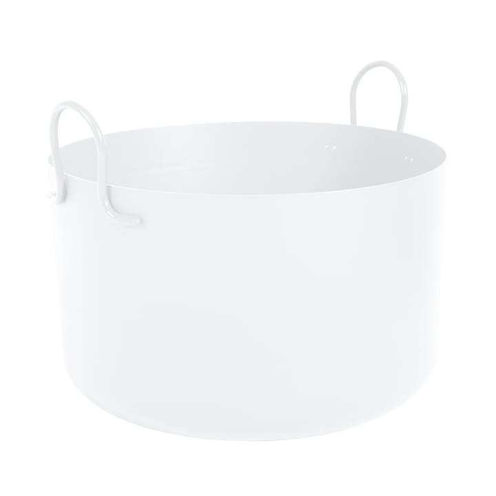 Tivoli flower pot Ø30 cm low - white - SMD Design