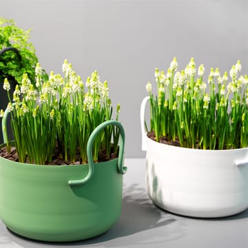Tivoli flower pot Ø30 cm low - white - SMD Design