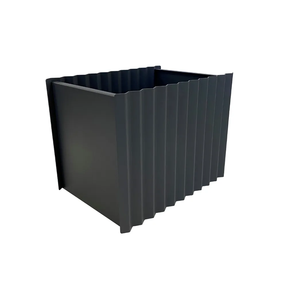 SMD Design Vida plant box Dark grey, 400 | Scandinavian Design | Flower pots | Grey