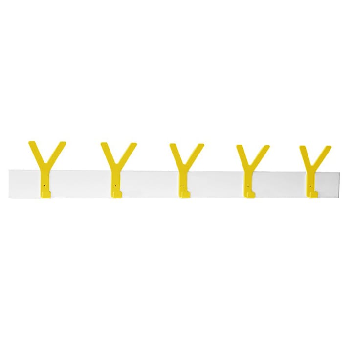 Y hook rack - white, yellow - SMD Design