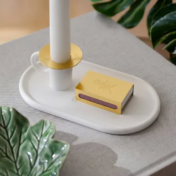 Chamber candlestick with matchbox holder - Solstickan chamber candlestick incl match case - Solstickan Design