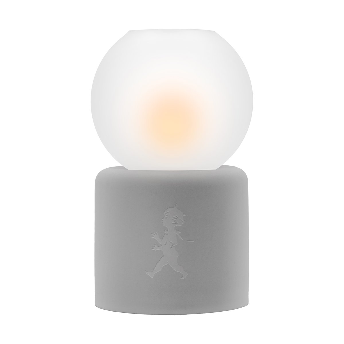 Solstickan Design Globe tealight holder Ø9.5x17 cm Light grey