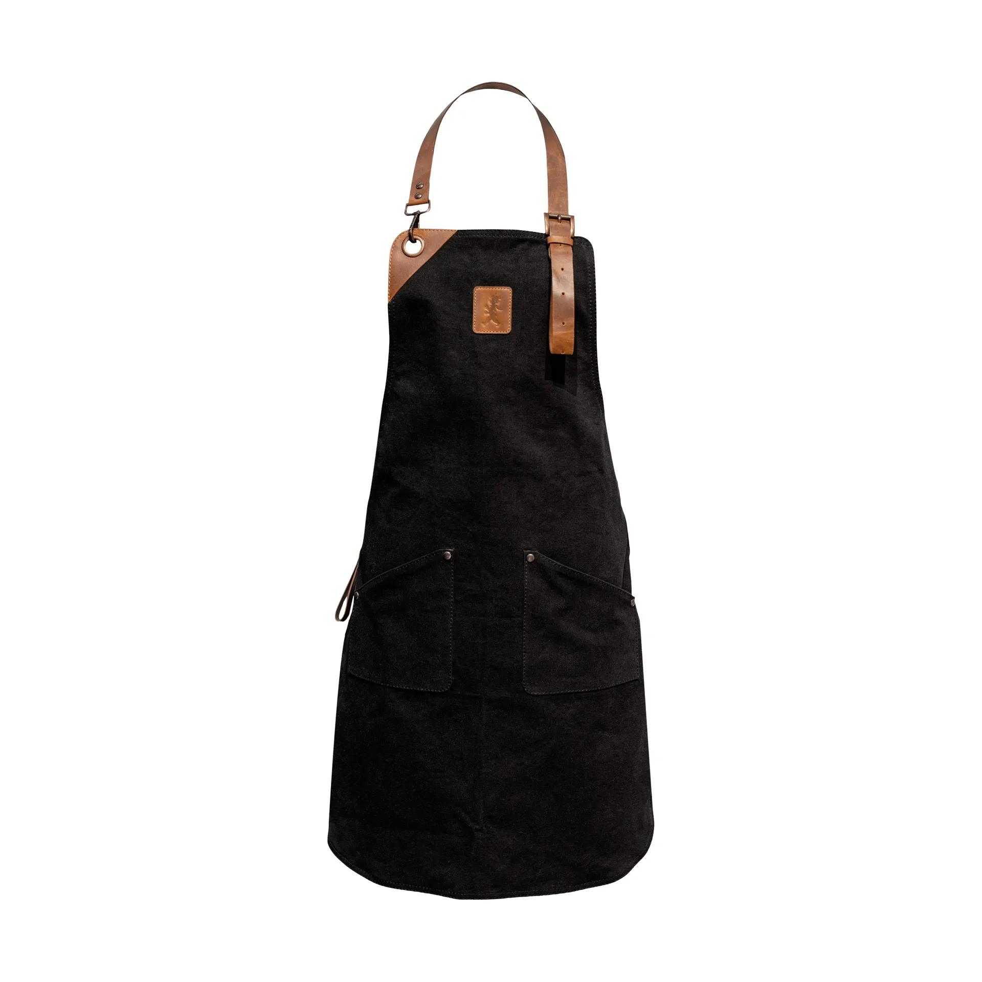 Solstickan canvas apron, Black Solstickan Design