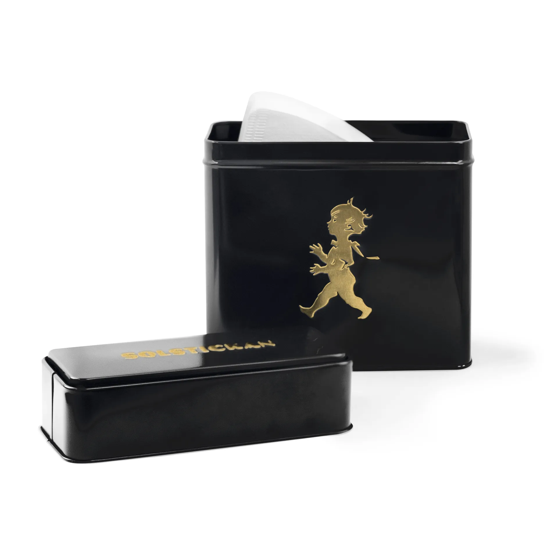 Solstickan coffee filter jar 15.4x17 cm, Black-gold Solstickan Design