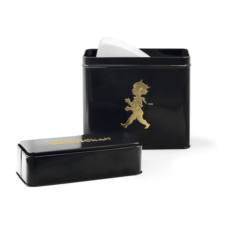 Solstickan coffee filter jar 15.4x17 cm, Black-gold Solstickan Design