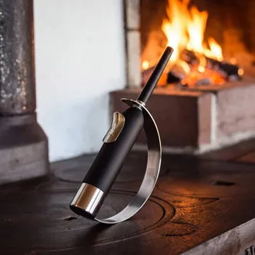 Solstickan Eldklinga lighter - Black-silver - Solstickan Design