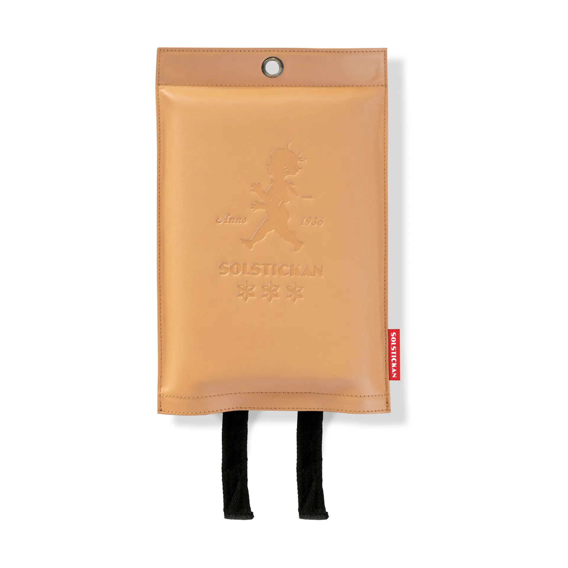Solstickan fire blanket leather 120x120 cm, Light leather Solstickan Design