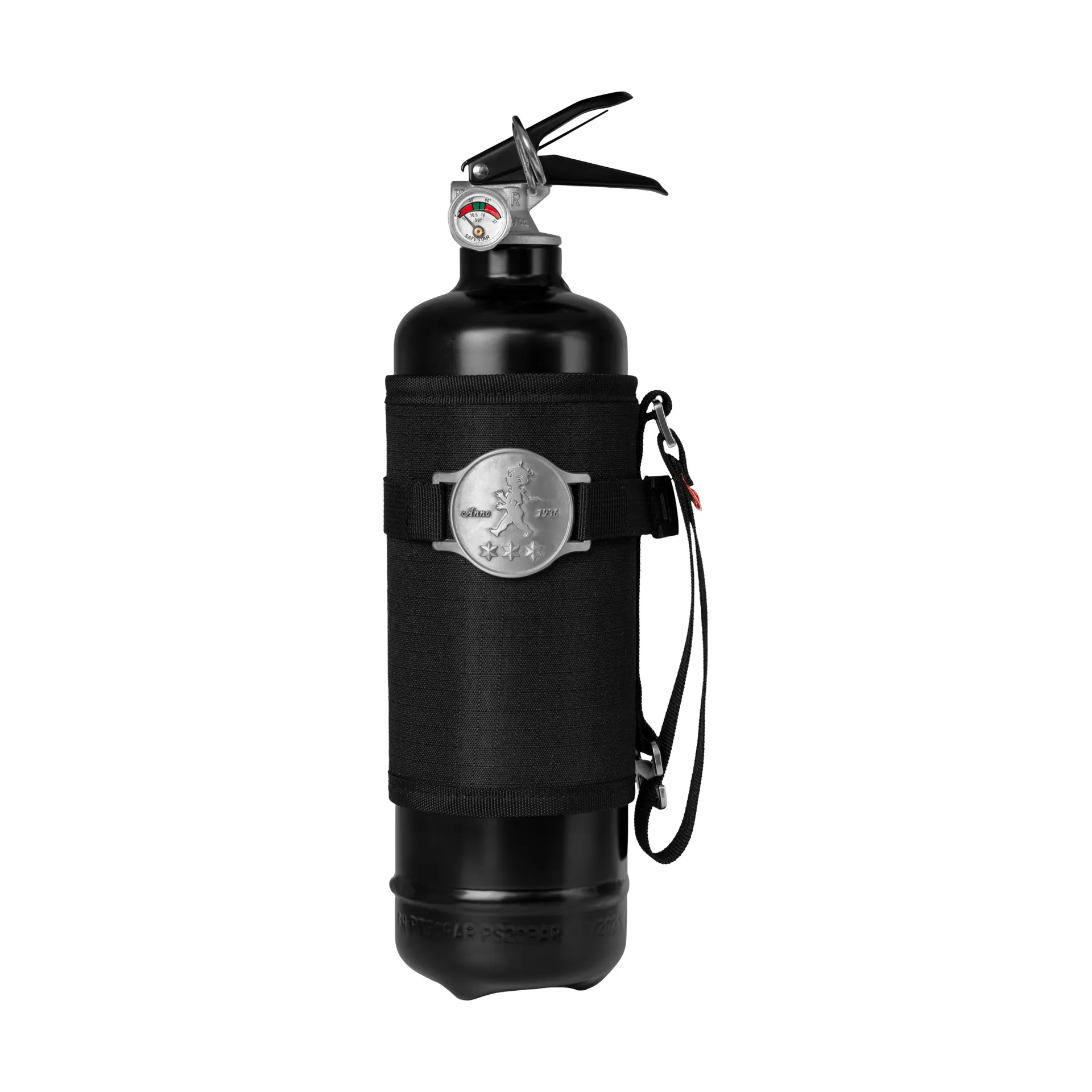 Solstickan fire extinguisher 1 kg, Outdoor edition, Black Solstickan Design