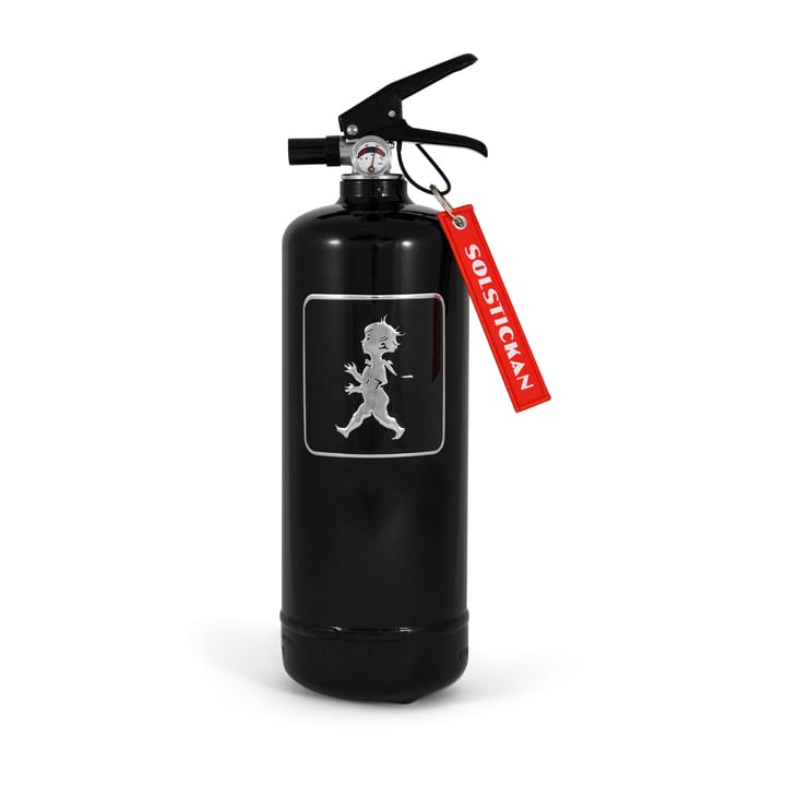 Solstickan fire extinguisher 2 kg - Black-silver - Solstickan Design