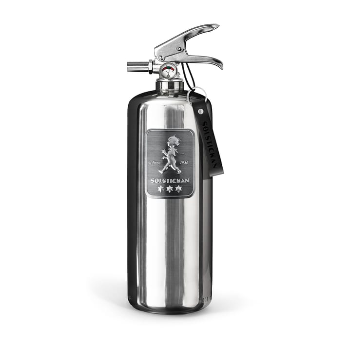 Solstickan fire extinguisher 2 kg - Design Edition steel - Solstickan Design