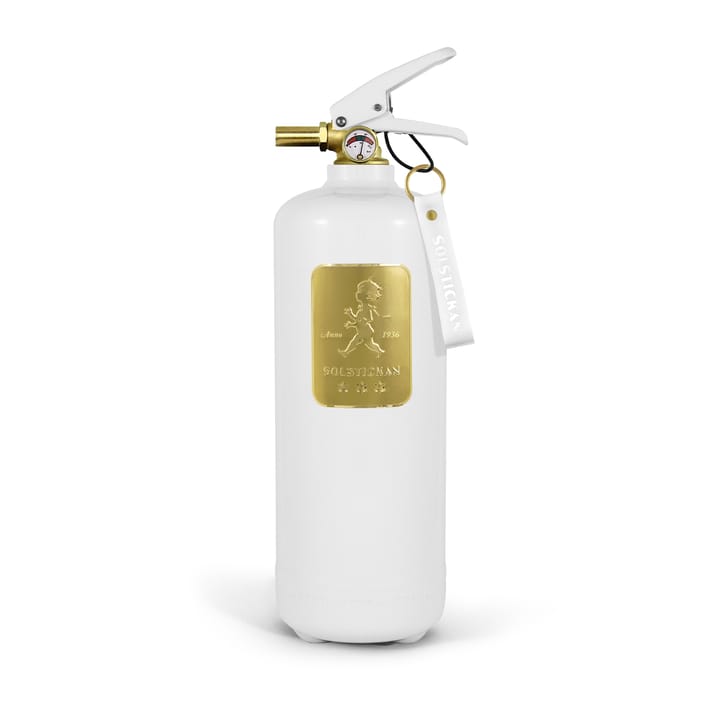 Solstickan fire extinguisher 2 kg - White-gold - Solstickan Design