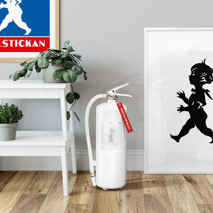 Solstickan fire extinguisher 6 kg - White-silver - Solstickan Design