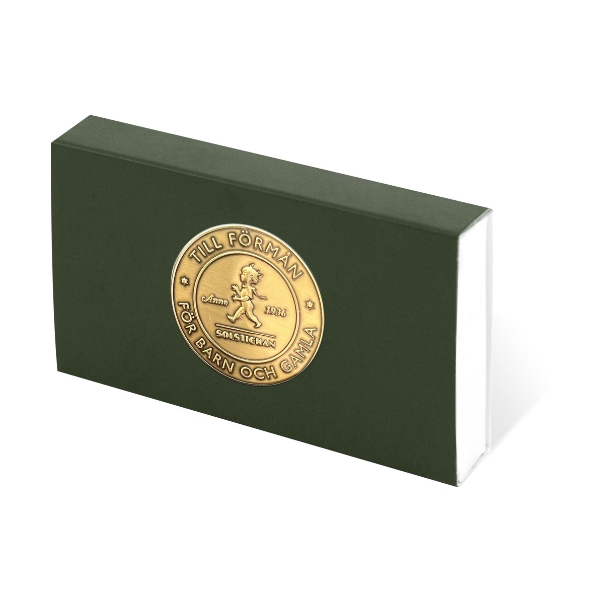 Solstickan Design Solstickan matchbox 50-pack Green