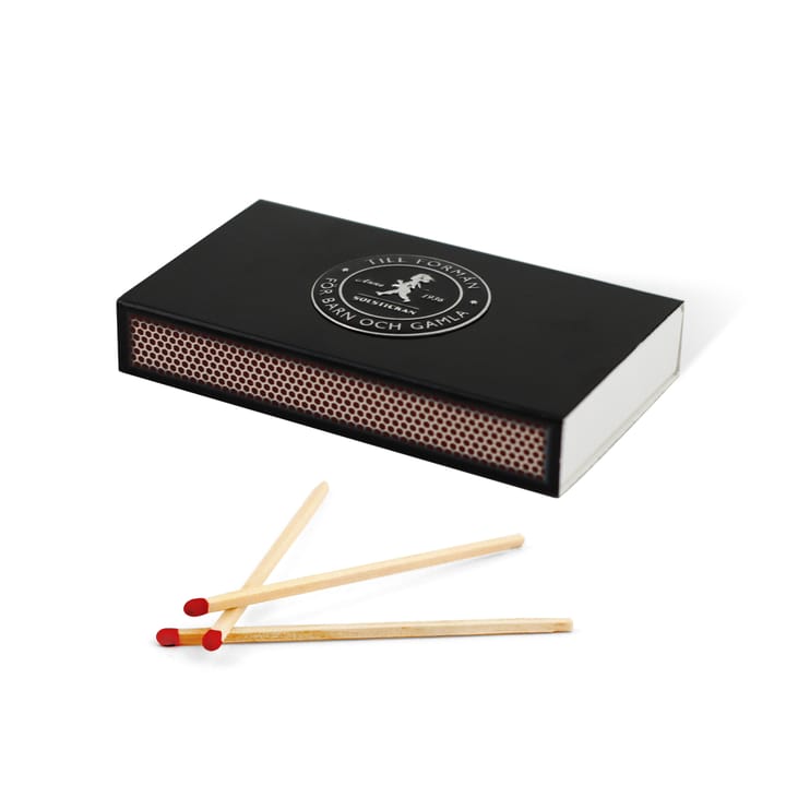 Solstickan matchstick box 30 pack - Black - Solstickan Design