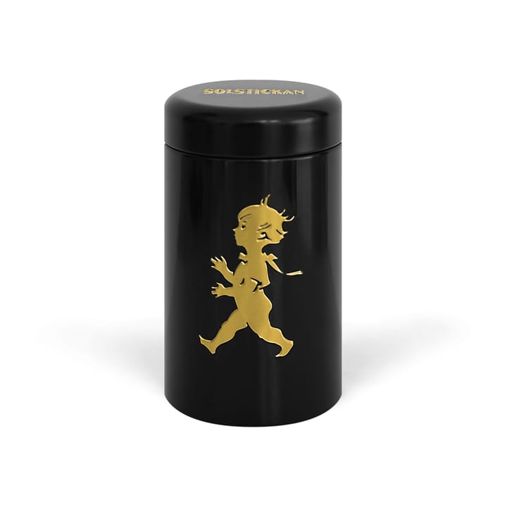 Solstickan matchstick tube 100 pack - Black-gold - Solstickan Design