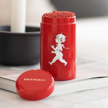 Solstickan matchstick tube 100 pack - Red - Solstickan Design