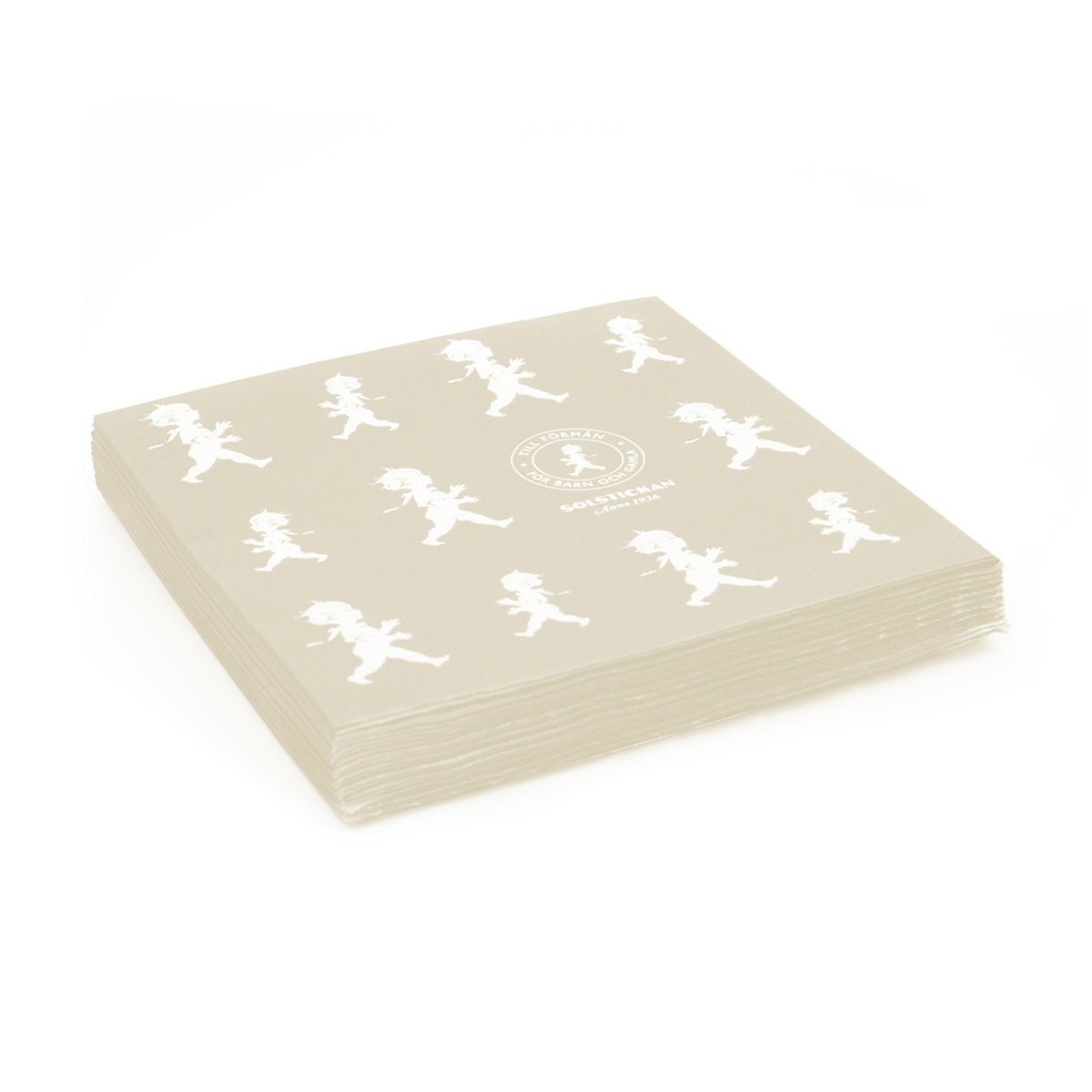 Solstickan Design Solstickan napkins 33x33 cm 20 pack Sand