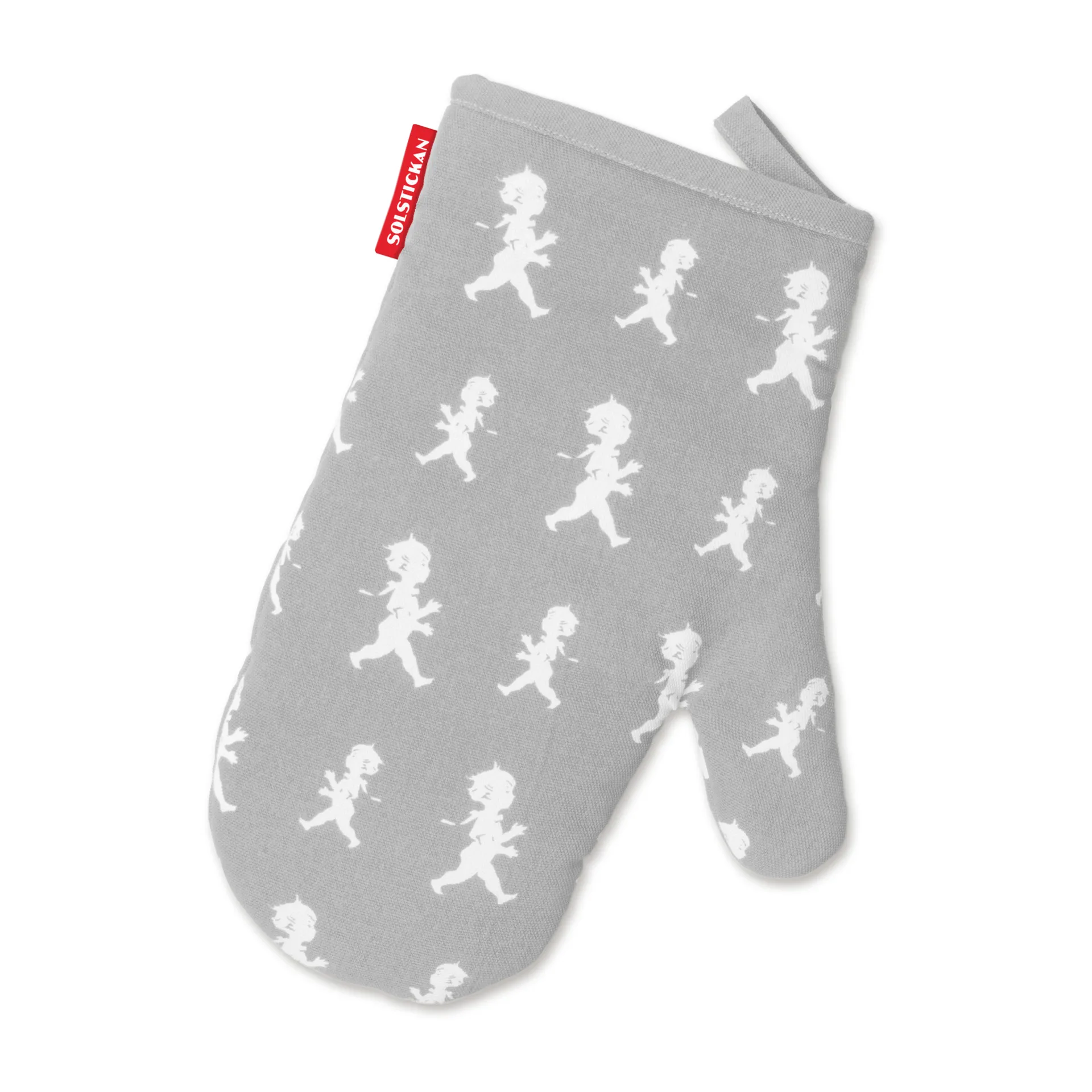 Solstickan oven glove 22x30 cm, Grey Solstickan Design