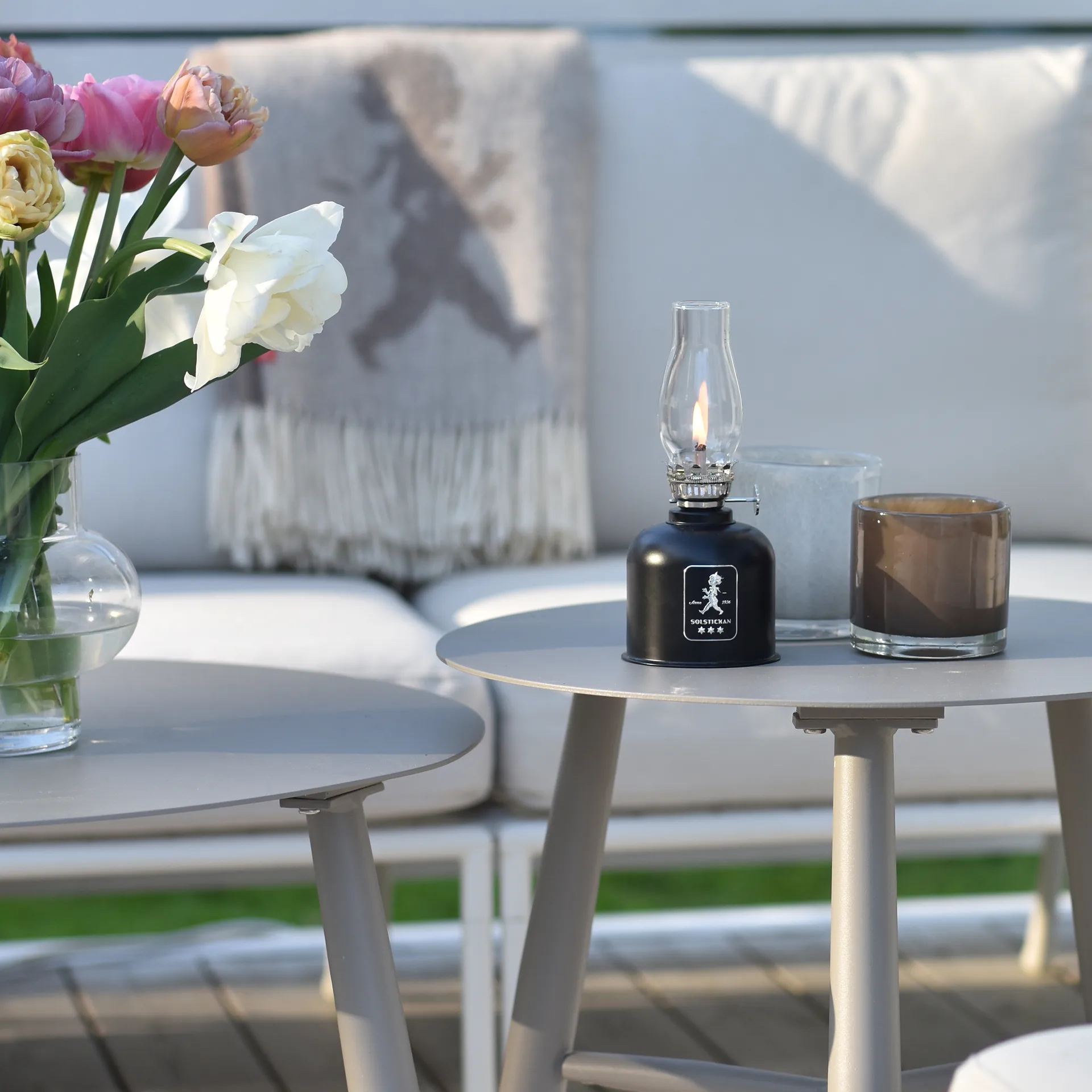 Solstickan paraffin lamp, Black Solstickan Design