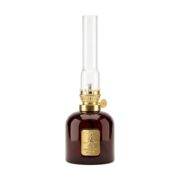 Solstickan paraffin lamp - Brown, Ø8x24 cm - Solstickan Design