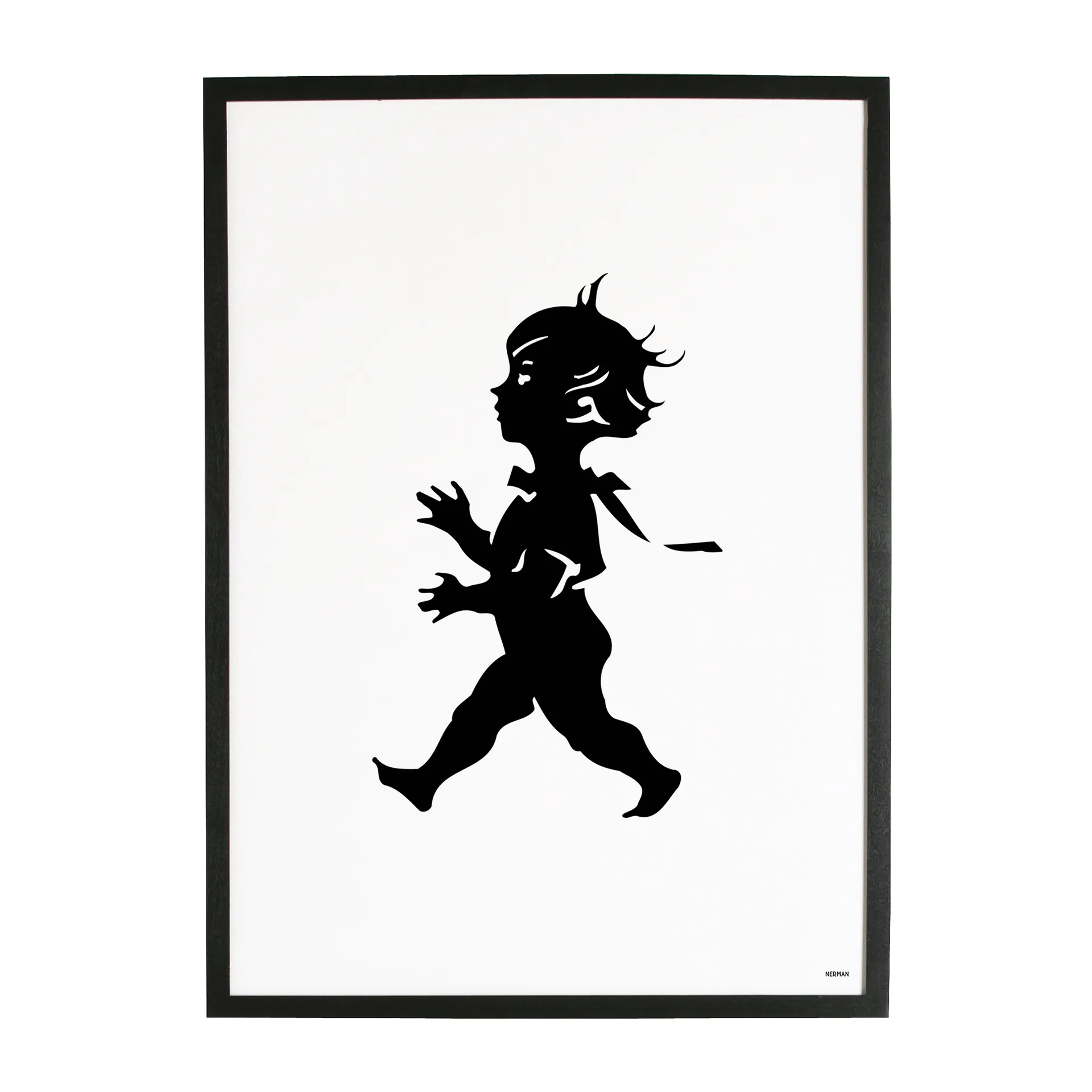 Solstickan poster 50x70 cm, White Solstickan Design