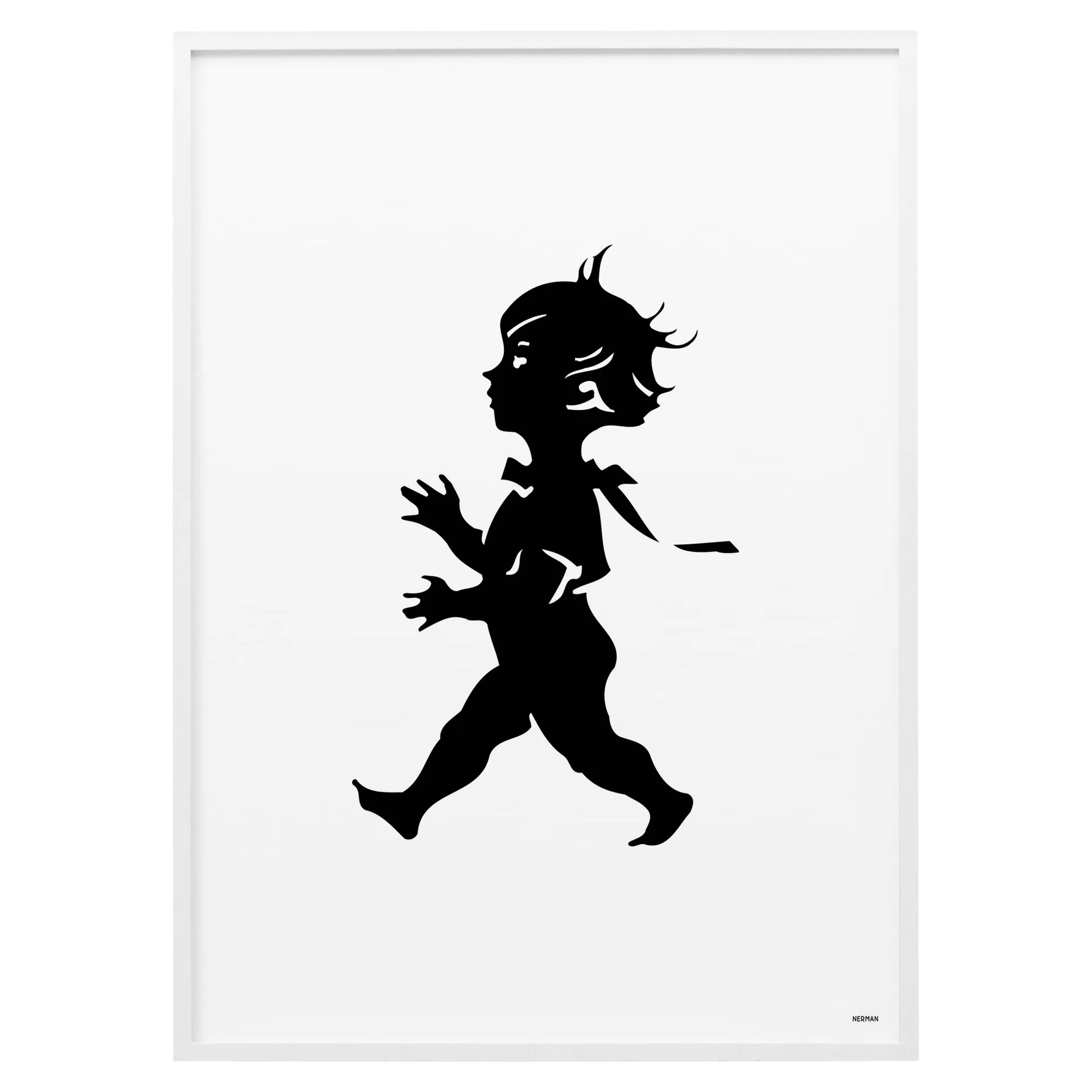 Solstickan poster 50x70 cm, White Solstickan Design