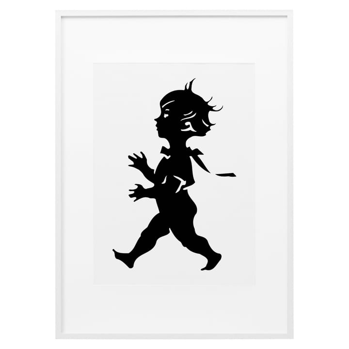 Solstickan poster 50x70 cm, White Solstickan Design