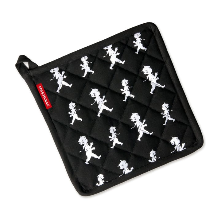 Solstickan potholder 22x22 cm - Black - Solstickan Design