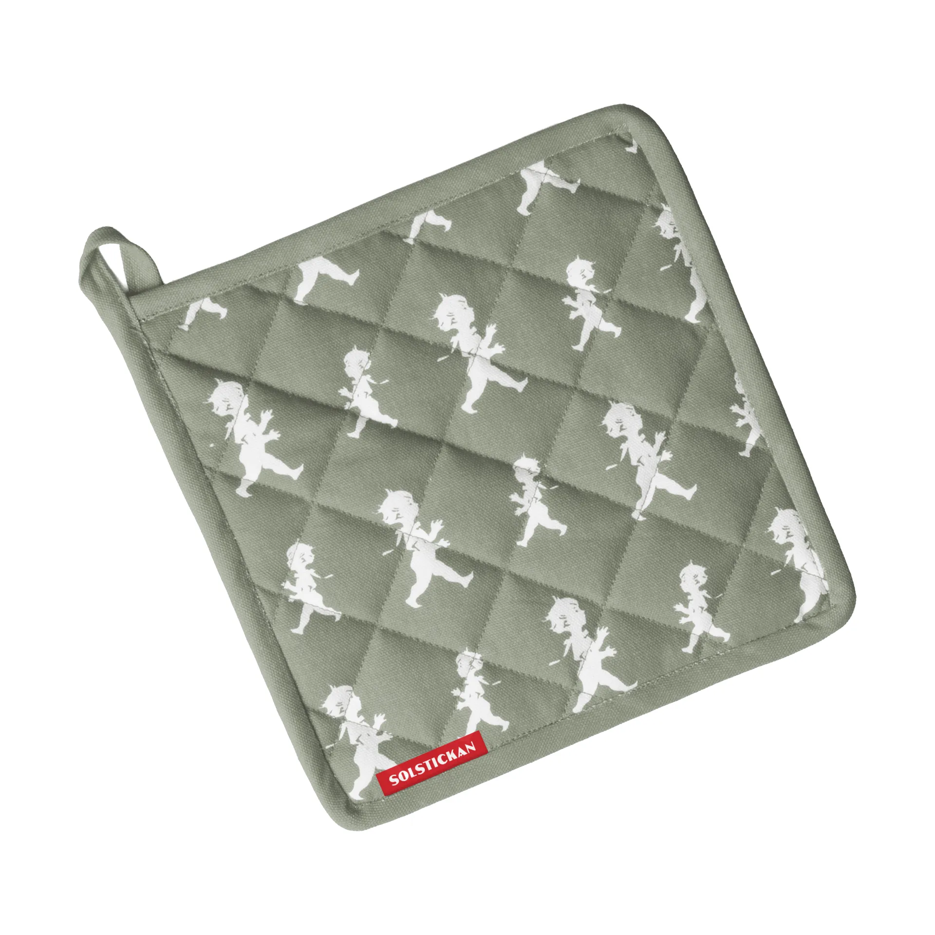 Solstickan potholder 22x22 cm, Green Solstickan Design