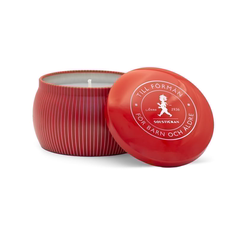 Solstickan Design Solstickan scented candle 25 h Red-cinnamon & orange