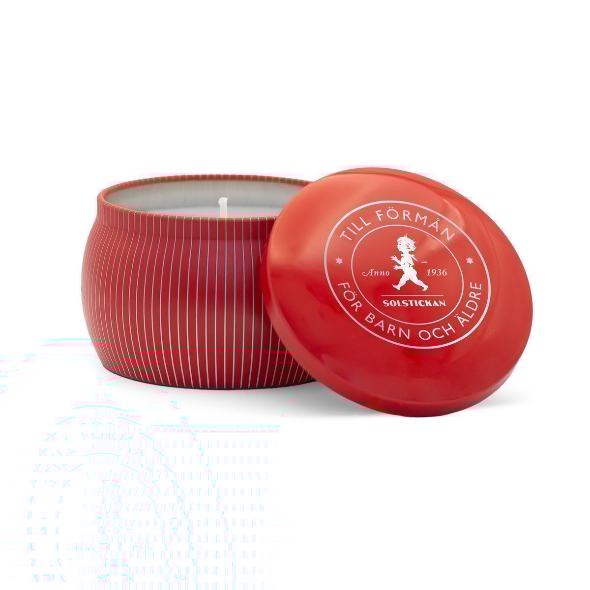 Solstickan Design Solstickan scented candle 25 h Red-cinnamon & orange