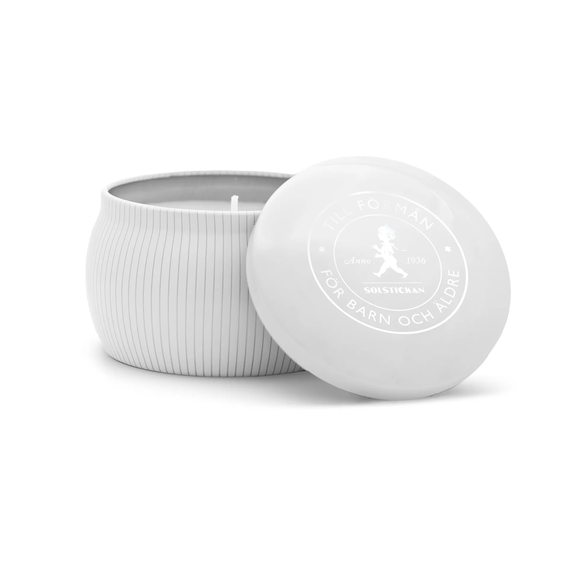 Solstickan scented candle 25 h, White-eucalyptus Solstickan Design