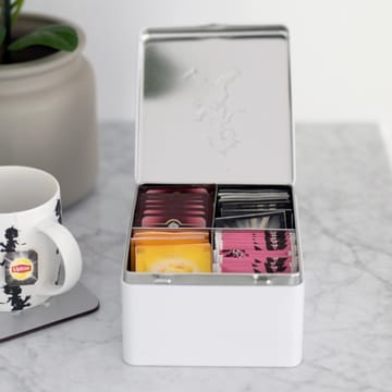 Solstickan tea chest with pockets 13.6x15.6 cm - White - Solstickan Design