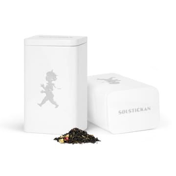 Solstickan tea jar 15.2 cm - White high gloss - Solstickan Design