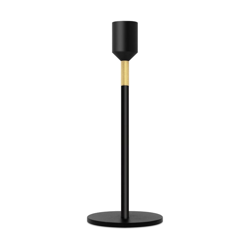 Solstickan Design Three Stars candle holder S 19 cm Black