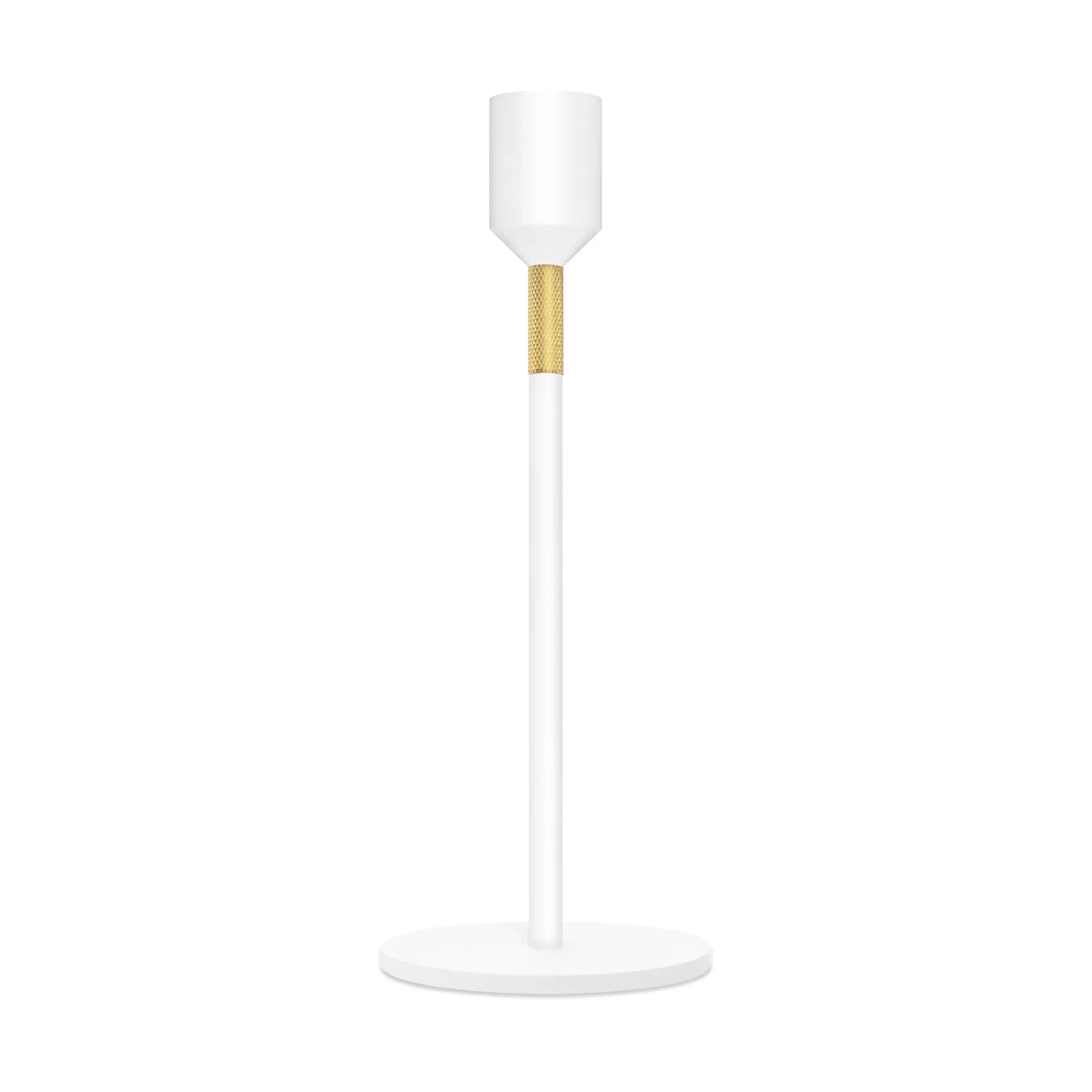 Three Stars candle holder S 19 cm, White Solstickan Design