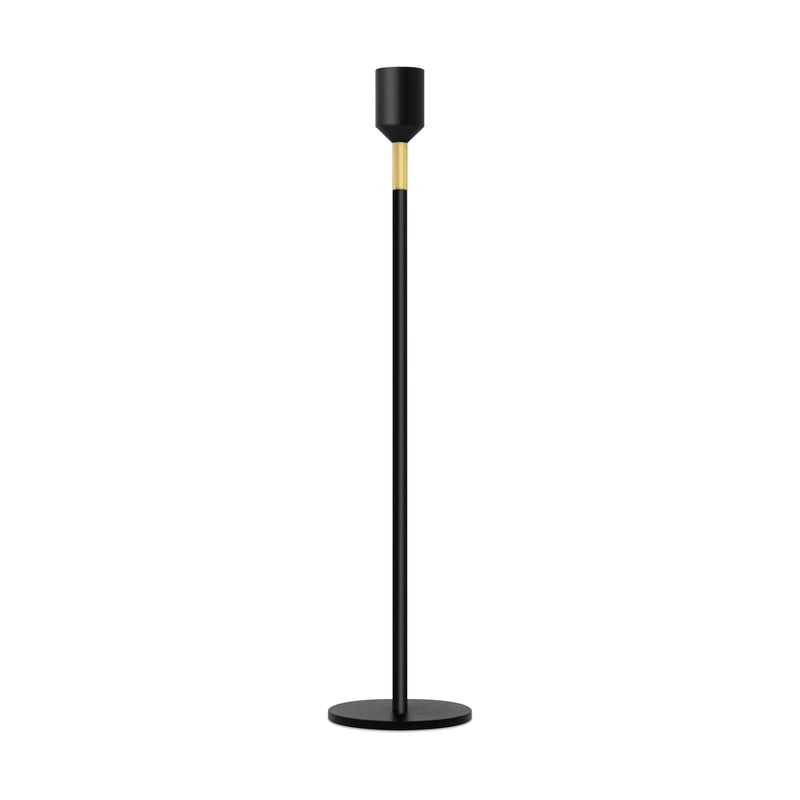 Solstickan Design Three Stars candlestick L 34 cm Black