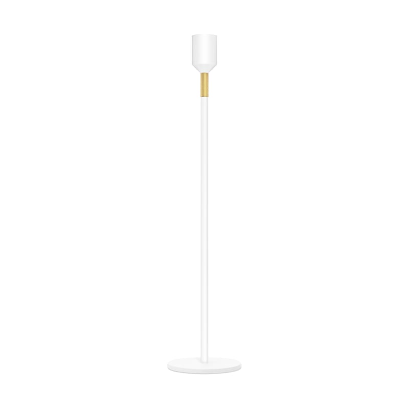 Solstickan Design Three Stars candlestick L 34 cm White