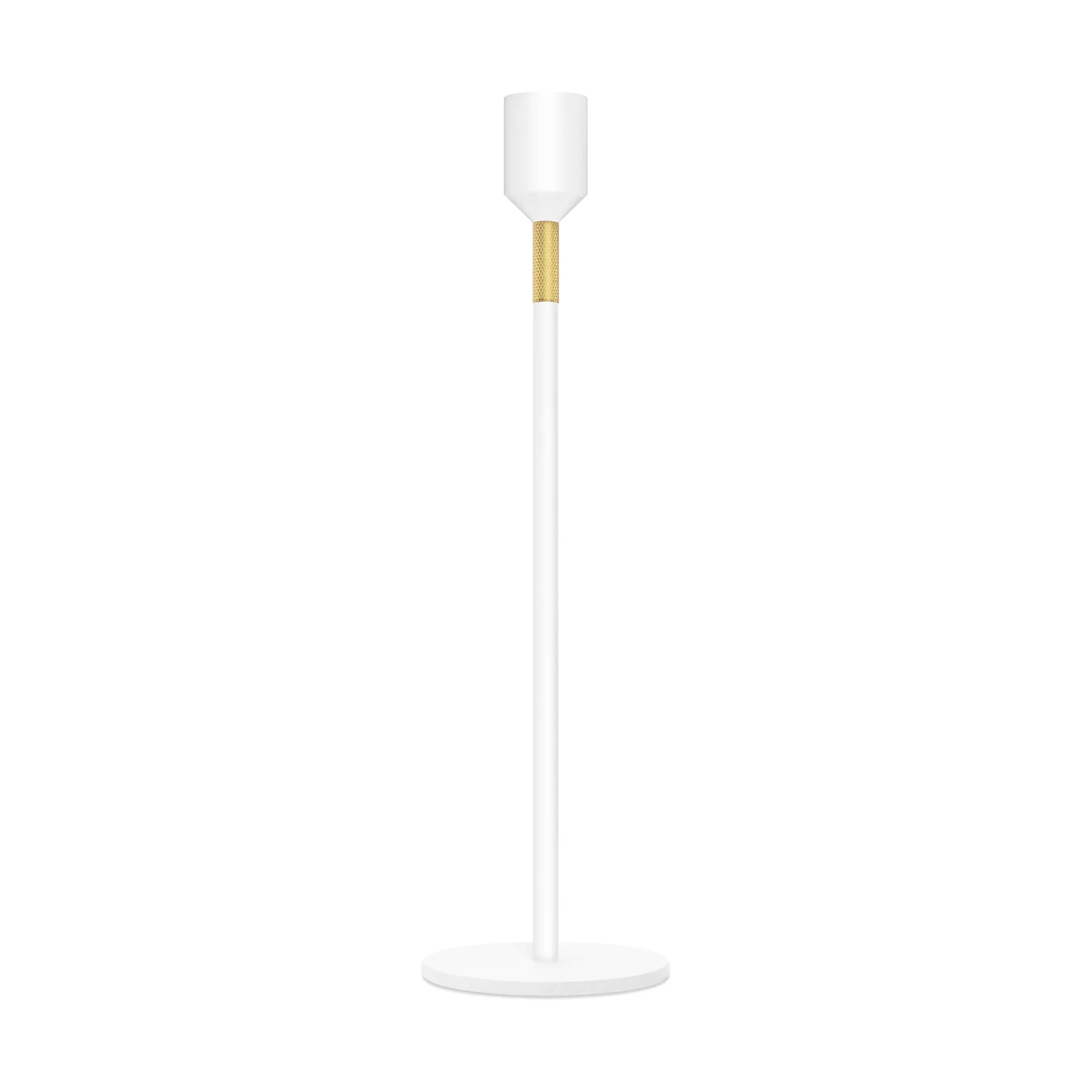 Three Stars candlestick M 27 cm, White Solstickan Design
