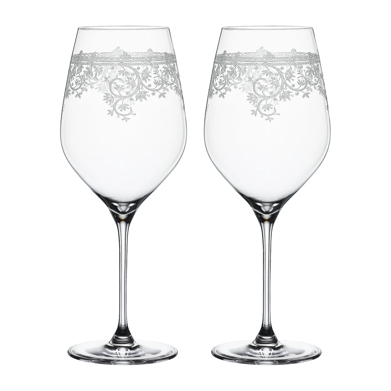 Spiegelau Arabesque Bordeaux red wine glass 81 cl 2-pack Clear