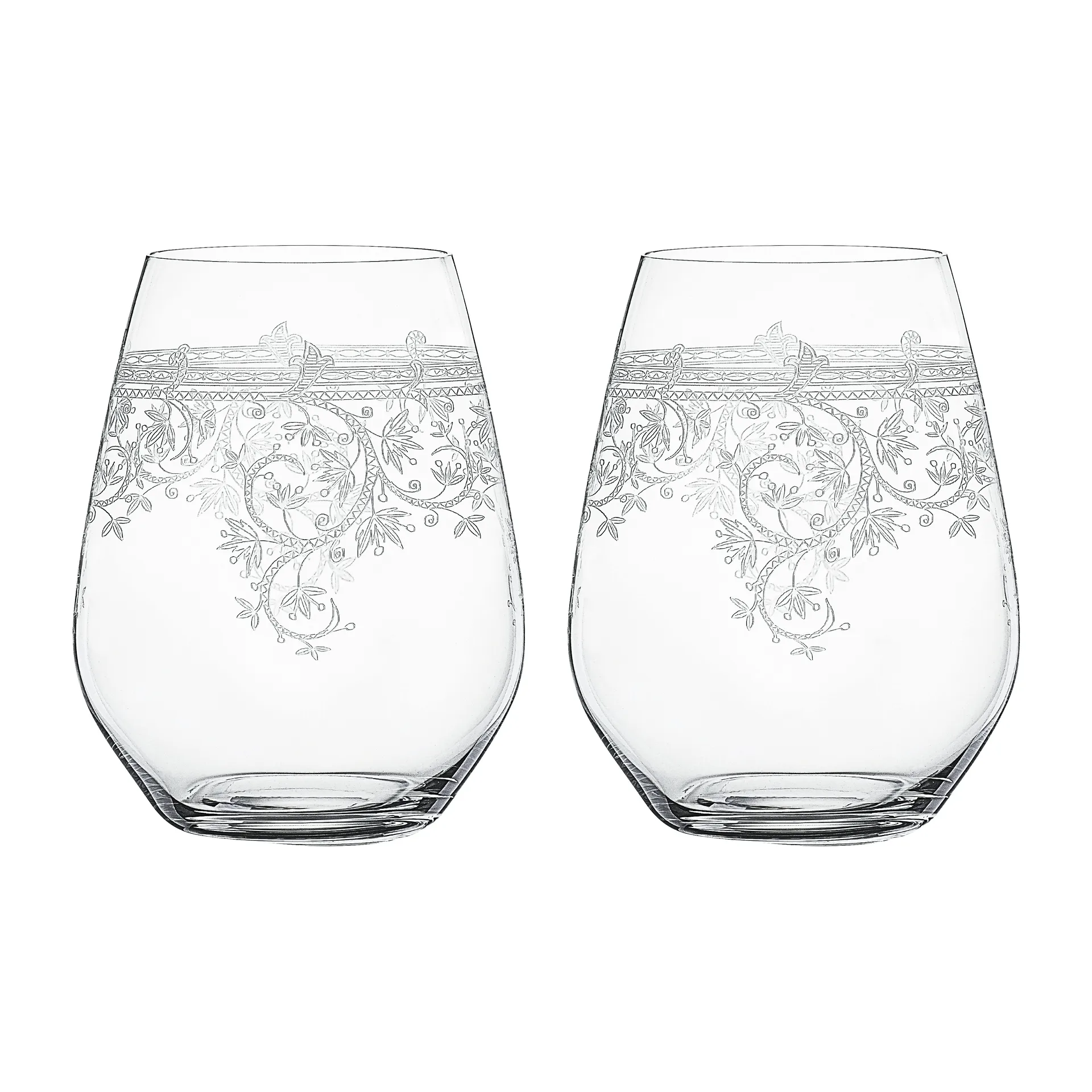 Arabesque tumbler 46 cl 2-pack, Clear Spiegelau