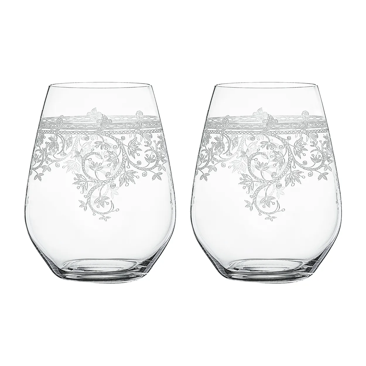 Spiegelau Arabesque tumbler 46 cl 2-pack Clear | Scandinavian Design | Drinking glasses & tumblers | Transparent