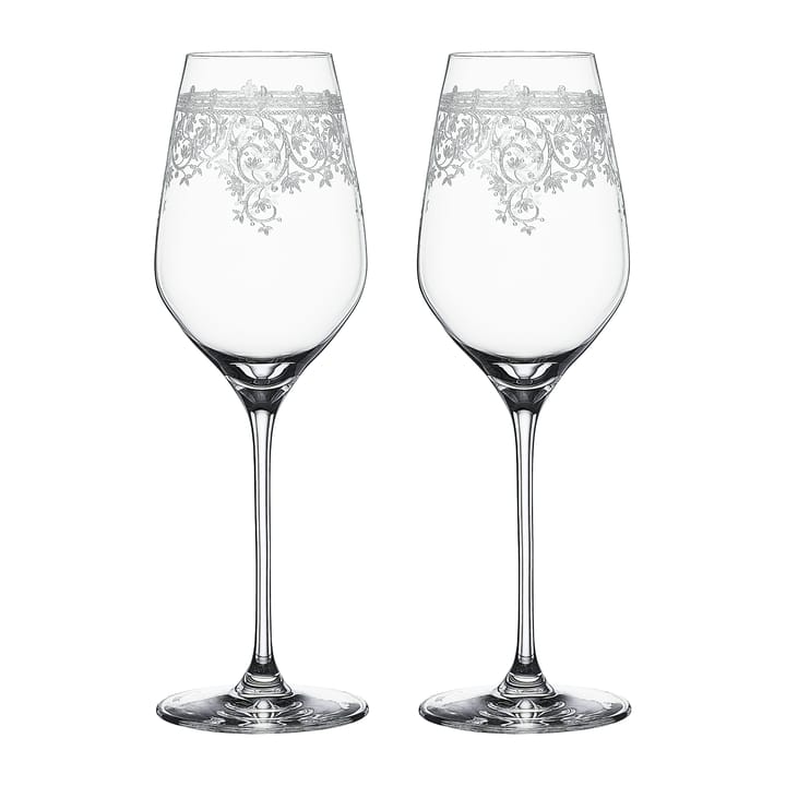 Arabesque white wine glass 50 cl 2-pack - Clear - Spiegelau