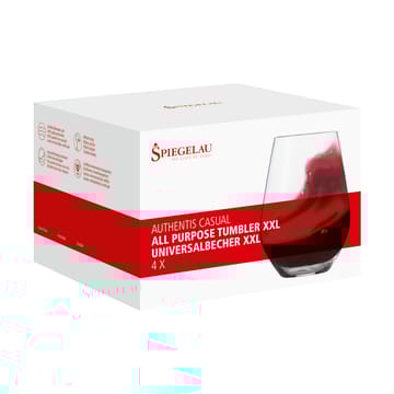 Authentis Casual tumbler XL 63 cl 4-pack - Clear - Spiegelau